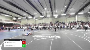 100 lbs Rr Rnd 4 - Maxwell Maynard, Mancos Bluejays vs Kyle Danielle Calderon, Carlsbad Combat WC