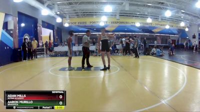 144 Gold Semifinal - Aaron Murillo, Braddock vs Adan Mills, Glynn Academy