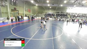 112 lbs Cons. Semi - Cole Christensen, Sanderson Wrestling Academy vs Mason Wright, Suples
