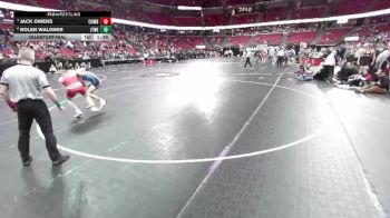 D3-165 lbs Quarterfinal - Jack Owens, Cumberland vs Nolen Waldner, Ithaca/Weston
