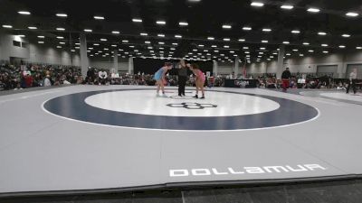 130 lbs Cons. Quarters - Akeela Mitchell, Volcano Vista High School Wrestling vs Elaina Ottens, River Bend Wrestling Club