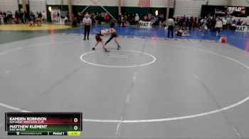 90 lbs Round 1 - Kamden Robinson, Elm Creek Wrestling Club vs Matthew Klement, East Butler