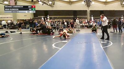 101 lbs Rr Rnd 3 - Michael Lobberecht, Smitty's Barn Red - ESC vs Sean Oldmixon, Falcons Wrestling Club - ESC