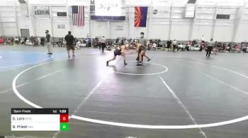 137 lbs Semifinal - Sonny Lora, Rebel WC vs Beau Priest, Driller WC