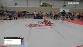 63 kg Quarterfinal - Nicholas Desola, Sheldon Wrestling Academy Training vs Kyle Evans, Western Wyoming