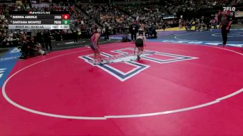 G130-4A Champ. Round 1 - Sierra Aberle, Strasburg Girls vs Santana Montez, Pueblo Central Girls