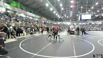 37 lbs Semifinal - Weston Kisamore, Valley Bad Boys vs Eve Lopez, Black Fox Wrestling Academy