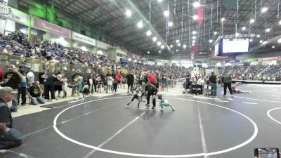 37 lbs Semifinal - Weston Kisamore, Valley Bad Boys vs Eve Lopez, Black Fox Wrestling Academy
