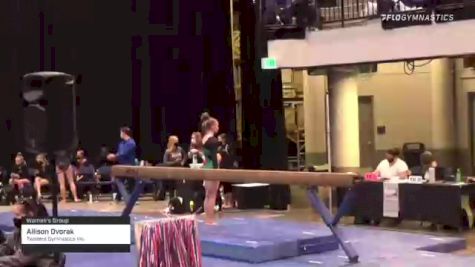Allison Dvorak - Women's Group, Twisters Gymnastics Inc. - 2021 Women's Xcel Region 4 Championships