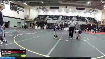 77 lbs Cons. Round 2 - Emmett Dinn, Western Wrestling Club vs Titan Fennig, Indiana