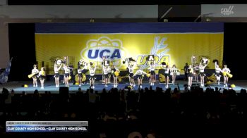 Clay County High School - Clay County High School [2025 Large Varsity Non Tumbling Game Day Day 1] 2025 UCA & UDA Bluegrass Regional
