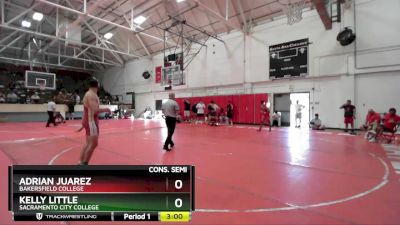 174 lbs Cons. Semi - Kelly Little, Sacramento City College vs Adrian Juarez, Bakersfield College