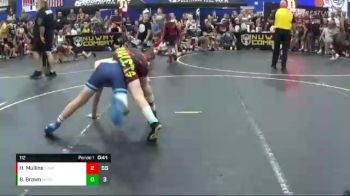 112 lbs Round 2 (6 Team) - Hayden Mullins, The Funky Singlets vs Beau Brown, Missouri Gold