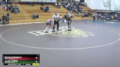 125 lbs Round 3 (6 Team) - Dylan McDonald, Minot State (N.D.) vs Allen Stokes, Fort Hays State