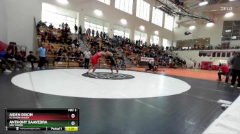 285 lbs Champ. Round 2 - Aiden Dixon, El Cajon Valley vs Anthony Saavedra, San Ysidro