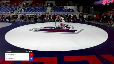 138 lbs Rnd Of 128 - Kaysom Mataria, PA vs Brock Eckert, GA