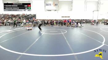 67 lbs Cons. Round 3 - Daxton Ekross, Cato Blue Devils Wrestling vs Braxton Thwaits, All Heart Wrestling