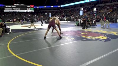 190 lbs Round Of 64 - Lincoln Garel, Union Mine (SJ) vs Jeremiah Pimental, Coachella Valley (SS)