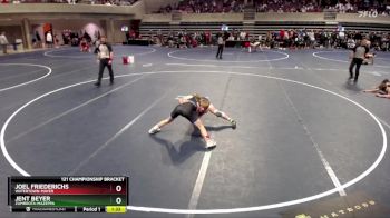 121 Championship Bracket Quarterfinal - Joel Friederichs, Watertown-Mayer vs Jent Beyer, Zumbrota-Mazeppa