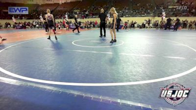 80 lbs Rr Rnd 3 - Lathan Russell, Tecumseh Youth Wrestling vs Breckin Wilson, F-5 Grappling