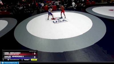 136 lbs Cons. Round 1 - Uriel Hernandez, Madera Wrestling Club vs Samuel Armerding Ii, California