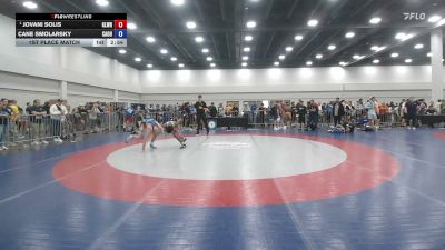 144 lbs 1st Place Match - Jovani Solis, Gladiator Wrestling vs Cane Smolarsky, Camden Outsiders