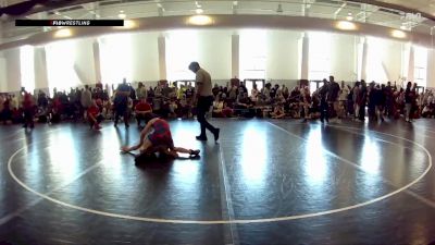 96 lbs Champ. Round 1 - Colton Breedlove, Hanover Hawkeye Youth Wrestlin vs Luke Strumke, Williamsburg Wrestling Club