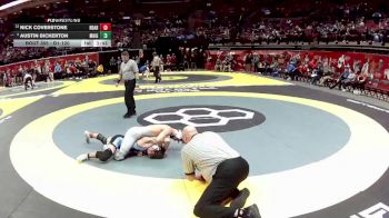 D1-120 lbs Champ. Round 1 - Austin Bickerton, Med. Highland vs Nick Coverstone, Hil. Darby