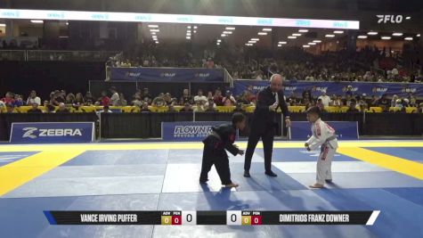 Dimitrios Franz Downer vs Vance Irving Puffer 2026 Pan Kids Jiu-Jitsu IBJJF Championship