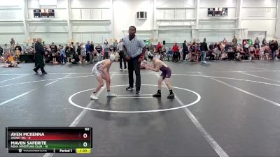 60 lbs Round 1 (6 Team) - Aven McKenna, Jacket WC vs Maven Saferite, NOVA Wrestling Club