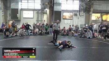 60 lbs Round 4 (6 Team) - Gabriel Custodio, Virginia Patriots vs Kaleb Dempsey, NOVA Wrestling Club