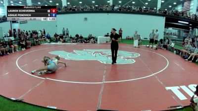 110 lbs Lauren Echeverria, Oregon vs Ashlie Penovich, Illinois