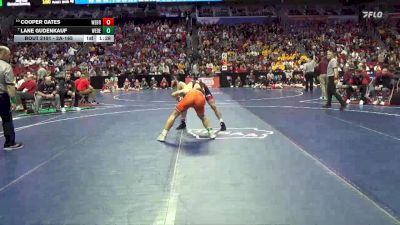 2A-165 lbs Champ. Round 2 - Lane Gudenkauf, West Delaware, Manchester vs Cooper Gates, West Branch