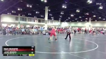 285 lbs Round 5 (6 Team) - Riley Neumayer, Eaglecrest Raptors vs James Branch, Coastline Red Tide