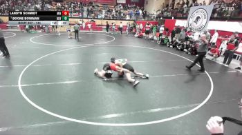 144 lbs Cons. Round 4 - Boone Bowman, Blackfoot vs Landyn Schmidt, Minico