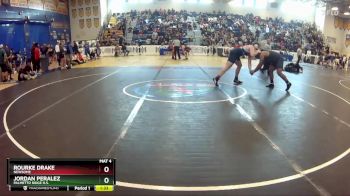 215 lbs Quarterfinal - ROURKE DRAKE, Newsome vs Jordan Peralez, Palmetto Ridge H.S.