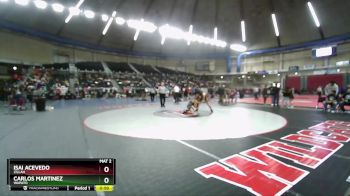 1A West 132 lbs Cons. Semi - Carlos Martinez, Wapato vs Isai Acevedo, Zillah