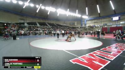 1A West 132 lbs Cons. Semi - Carlos Martinez, Wapato vs Isai Acevedo, Zillah