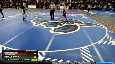 Champ. Round 1 - Brek Thompson, Battle Creek vs Tristan Tobin, Tekamah-Herman