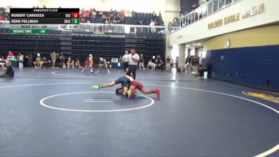149 lbs Cons. Round 1 - Zeke Fellman, Santa Rosa Junior College vs Robert Cardoza, Victor Valley College