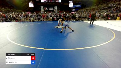 113 lbs Cons 64 #1 - Josiah Sims, OH vs Matthew Valdez, NM