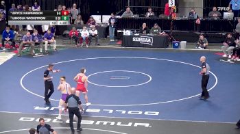Semifinal - Bryce Hawkinson, Britton-Hecla vs Lincoln Wickstrom, Harding County