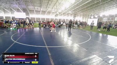 165 lbs Cons. Round 2 - Sean Silva, AZ vs Weston Druckerman, CA