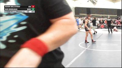 89 lbs Rr Rnd 5 - Gianni Belluardo, Cordoba Trained - MSE vs Gus Engelman, Mat Assassins Red - MSE