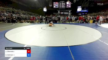 113 lbs Cons 64 #2 - Joseph Sikorsky, Illinois vs Adam Gelman, Ohio