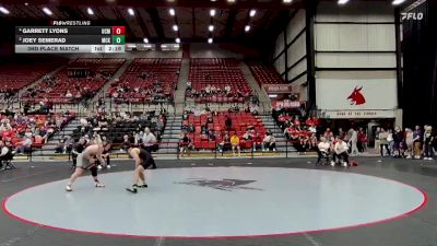 149 lbs 3rd Place Match - Garrett Lyons, Central Missouri vs Joey Semerad, McKendree