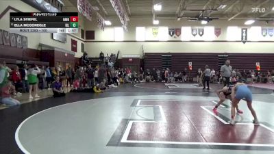 100 lbs 5th Place Match - Ella McGonegle, Iowa City Liberty vs Lyla Stiefel, East Buchanan