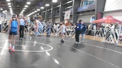 92 lbs Round 2 (10:45 Saturday) - Violet Frescoln, Iowa vs Stella Semeniuk, NCWAY National Team