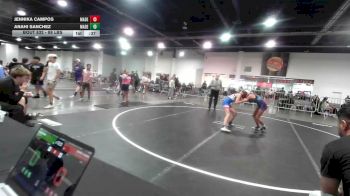 88 lbs Consi Of 4 - Jennika Campos, Madera Grapplers WC vs Anahi Sanchez, Madera WC