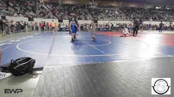 68 lbs Consi Of 16 #2 - Jimmy Ruth, Sapulpa Jr High vs Beckam Kolar, Choctaw Jh